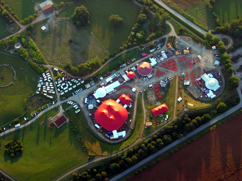 Luftbild vom ZMF in Freiburg