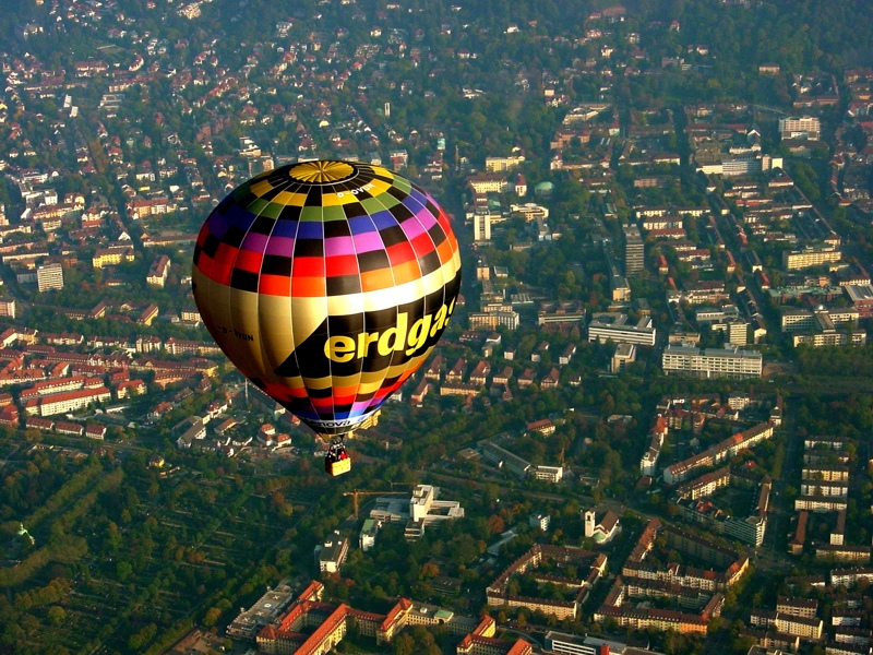 Ballon über Freiburg Ballon über Freiburg